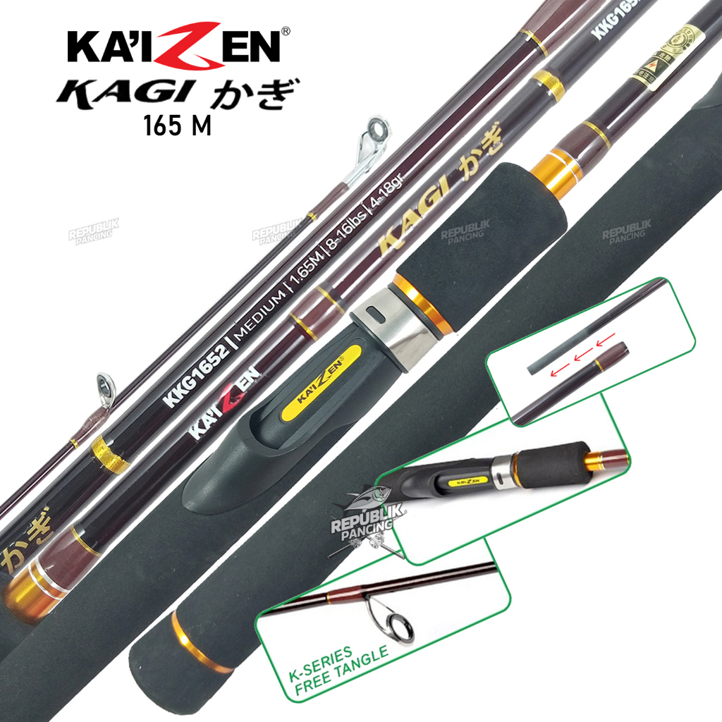 Joran KAIZEN KAGI | Spinning | Kolam Galatama Harian Mas Bawal Lele Patin REPUBLIK PANCING