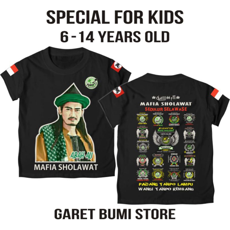 KAOS MAFIA SHOLAWAT ANAK,KAOS MAFIA ABAH ALI GONDRONG, KAOS SANTRI ANAK, KAOS MAFIA SHOLAWAT ANAK TE