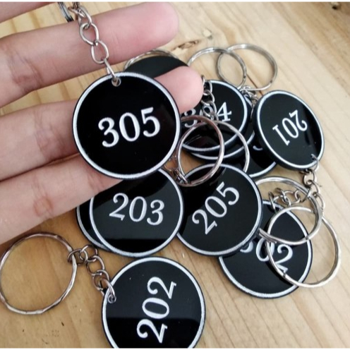 

Gantungan Kunci Acrylic Nomor