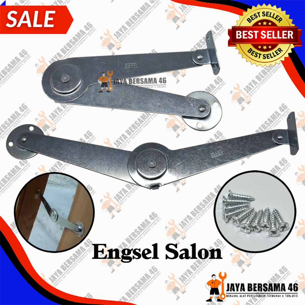 ENGSEL SALON / ENGSEL WAYANG PENAHAN PENYANGGA PINTU JENDELA / SIKUTAN JENDELA LIPAT