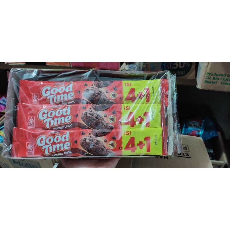 

Good Time chip cookies . 1 kotak isi 12 bungkus lebih besar