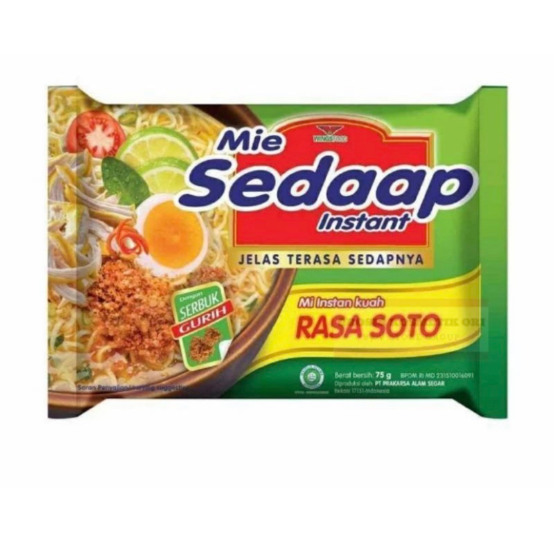 

MIE SEDAP SOTO (5 PCS)