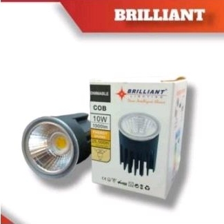 Lampu Spot LED / Downlight Spotlight COB 10Watt 3000K - Brilliant