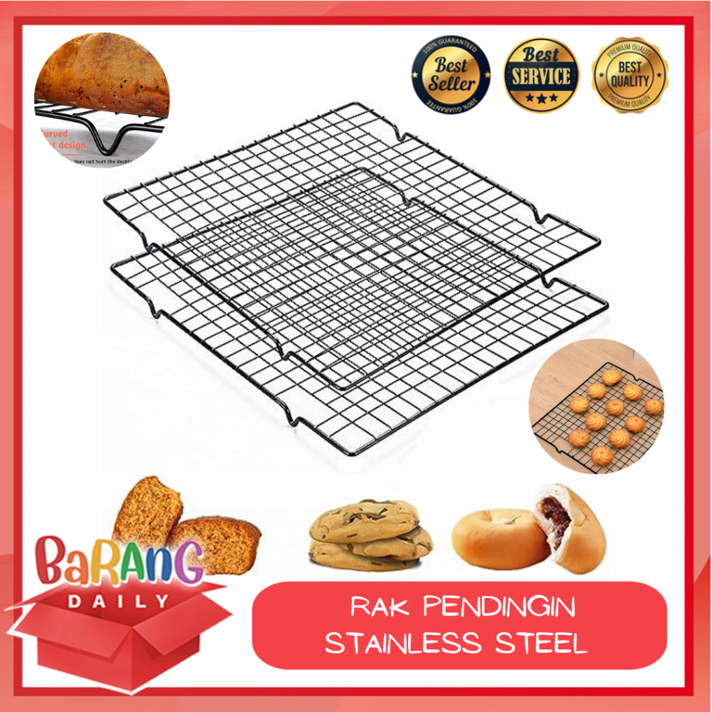 RAK PENDINGIN CAKE ROTI KUE KERING BAHAN STAINLESS STEEL