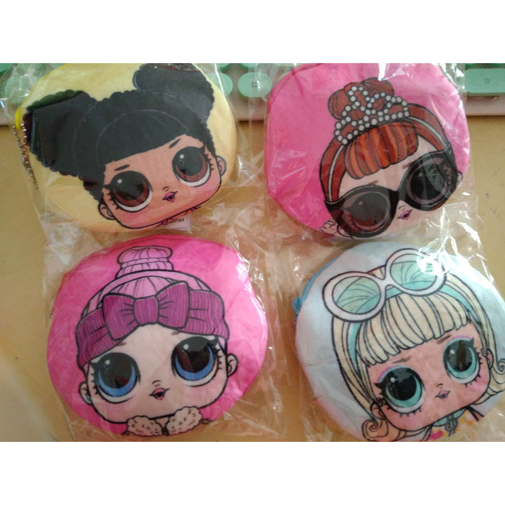 DOMPET KOIN KARAKTER KIYOWO SEDANG /Dompet Kain bulu / pouch mini koin