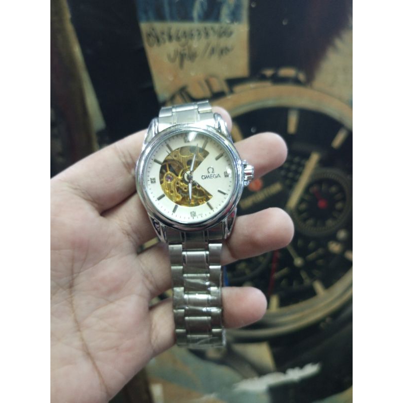 jam tangan rolex otomatis tanpa batre free box