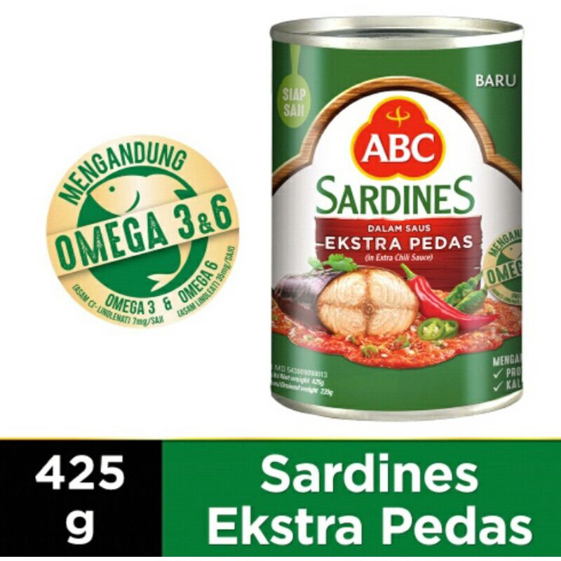 

Sarden ABC Sardin ABC 425 gr