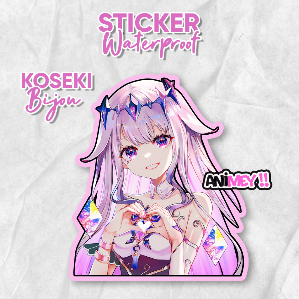 

Stiker Koseki Bijou / Sticker Anime Waterproof