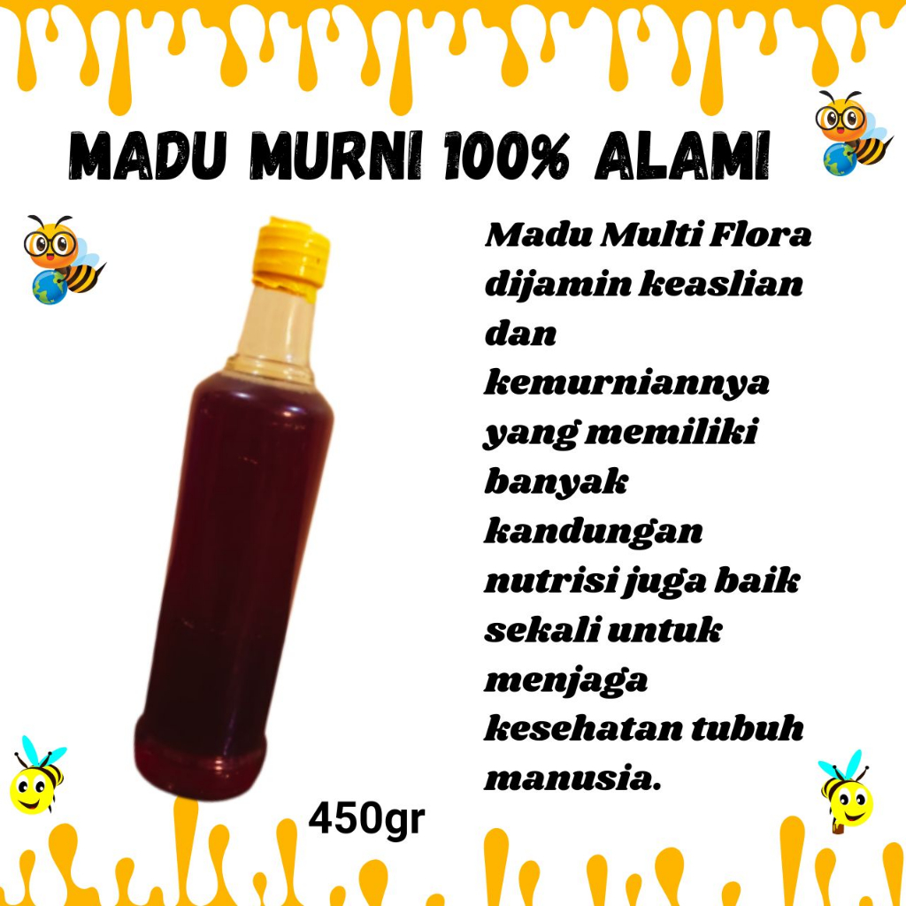 

Madu Multi Flora merupakan madu murni 100% Meningkatkan Sistem Imun dan Sebagai Anti Oksidan