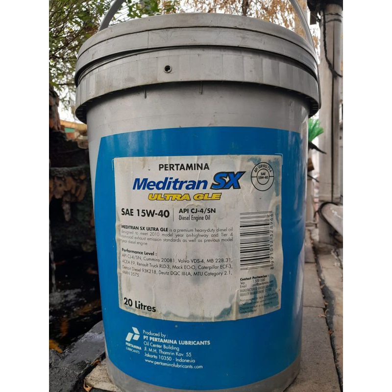 Pertamina Meditran SX Ultra GLE 15W-40 API CI-4 SN repack