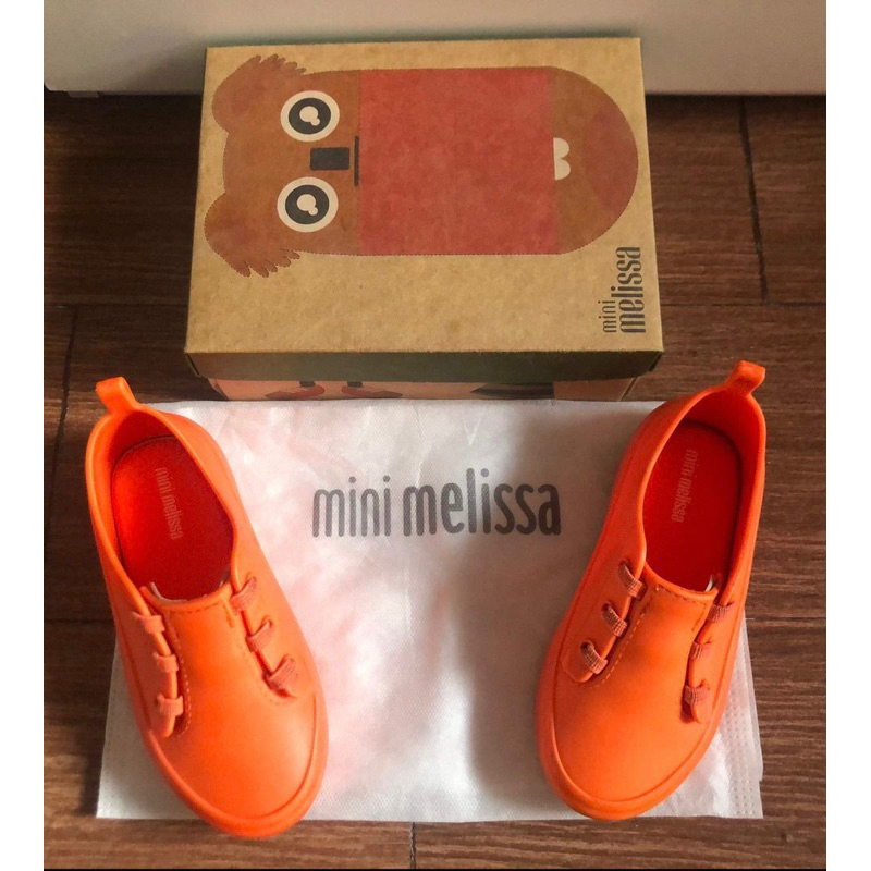 Mini Melissa Preloved Ulitsa Warna Orange Sepatu Anak Branded ORIGINAL