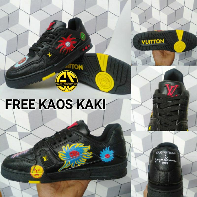 SEPATU SNEAKERS PRIA LUIS VUITTON PREMIUM GRADE ORIGINAL