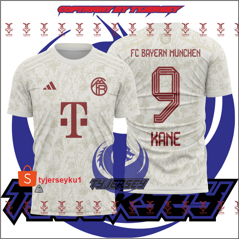 JERSEY BAYERN MUNCHEN 3RD 2023-24 FULL PRINTING