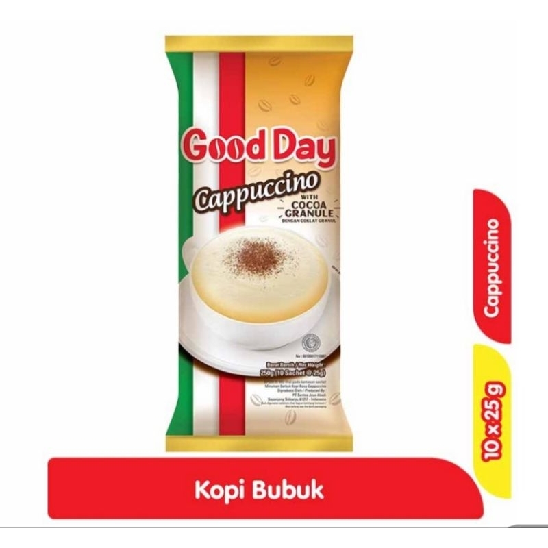 

Good Day Kopi Instant Cappucino 10×25 gr