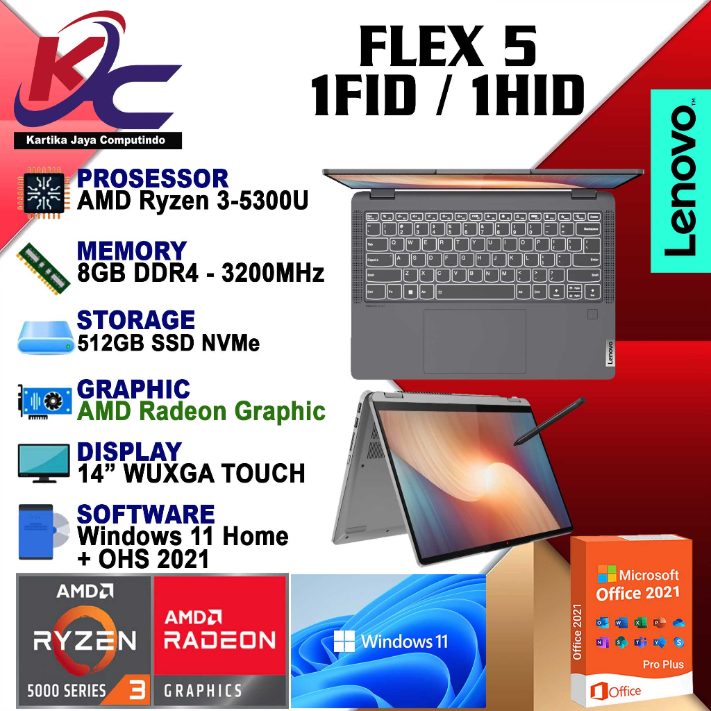LENOVO FLEX 5 - 001FID / Ryzen-3