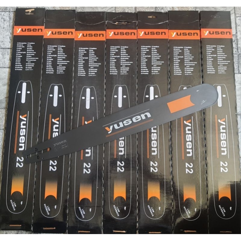 Guide Bar Chainsaw / Senso 22 inch 38T 38 Mata Ujung LEBAR Untuk Mesin 5200 5800 6500 6800 7800 NEW 