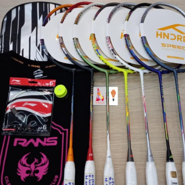 

Dijual PROMO PAKET - RAKET BADMINTON HUNDRED N ERGY / N-ERGY 80 ORIGINA 32lbs Berkualitas