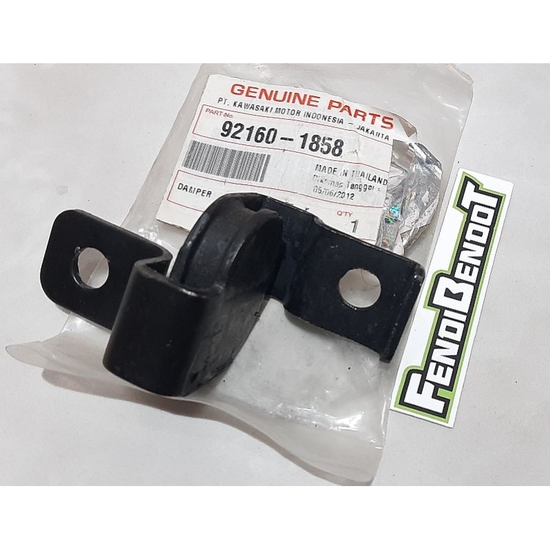BRACKET BREKET DAMPER DUDUKAN KNALPOT NINJA RR OLD ZX CBU ORIGINAL 92160-1858 BREKET KNALPOT NINJA R