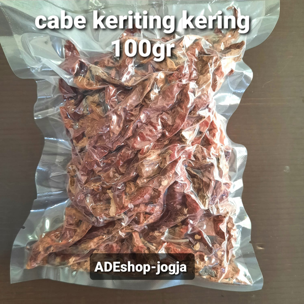 

Cabe Kering Keriting 100 gr Kilo Dry Chili kriting dried lombok cabai