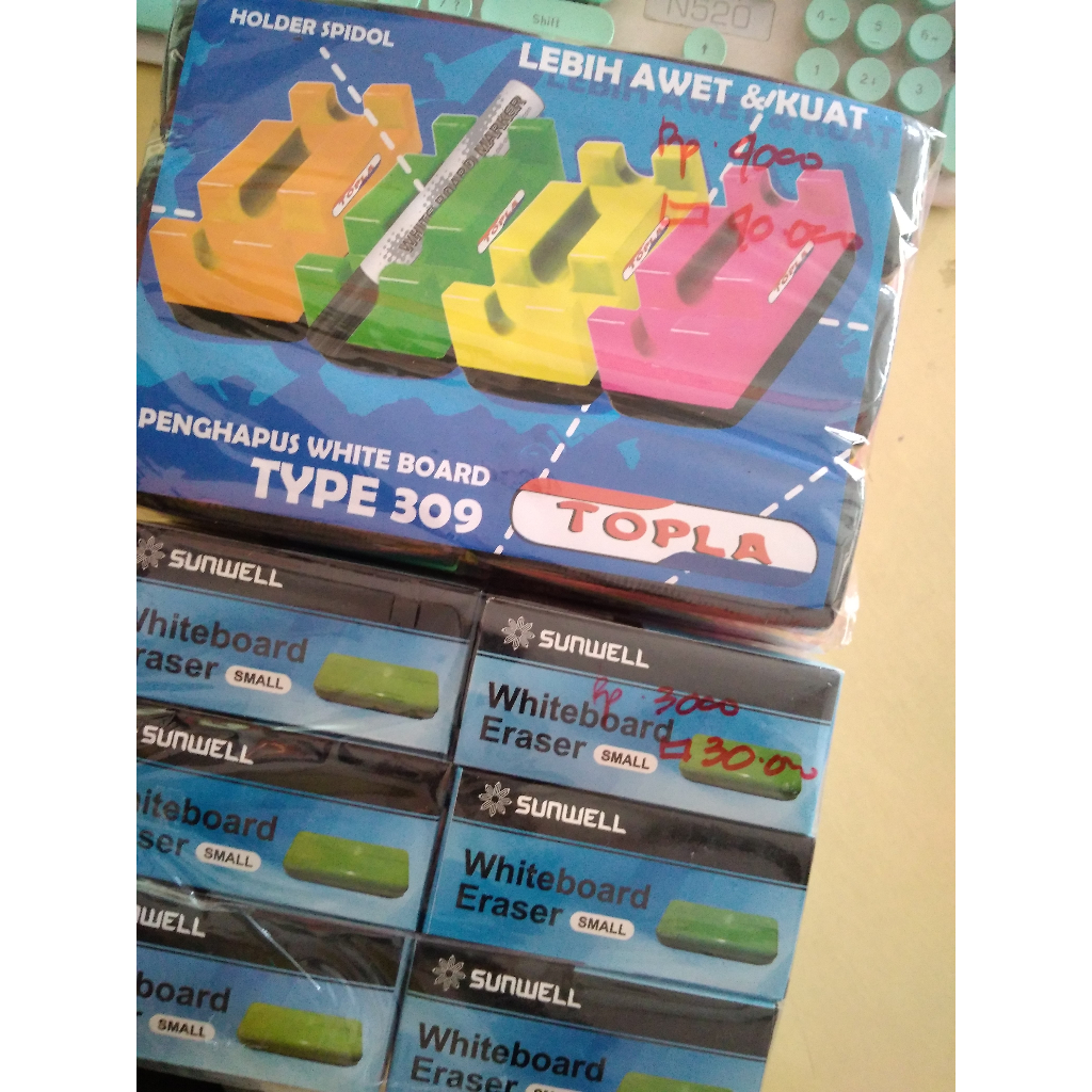 

Penghapus Papan Tulis/White Board/Whiteboard Eraser Kecil TOPLA 309 MURAH/penghapus spidol papan tulis