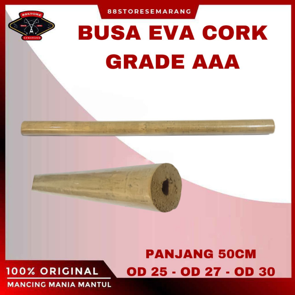 88storekalideres Liebe busa eva joran cork kayu hard grade AAA