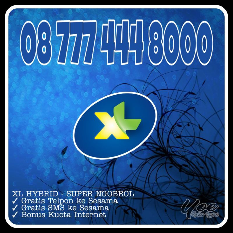 Nomor Cantik XL Triple Super