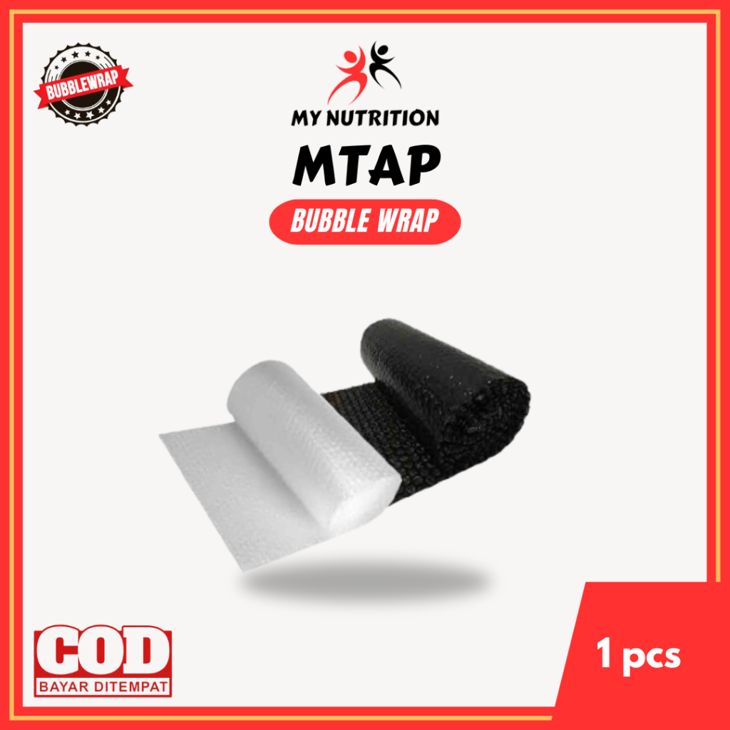 

Bubble Wrap MTAP per Roll Hitam & Putih Tebal