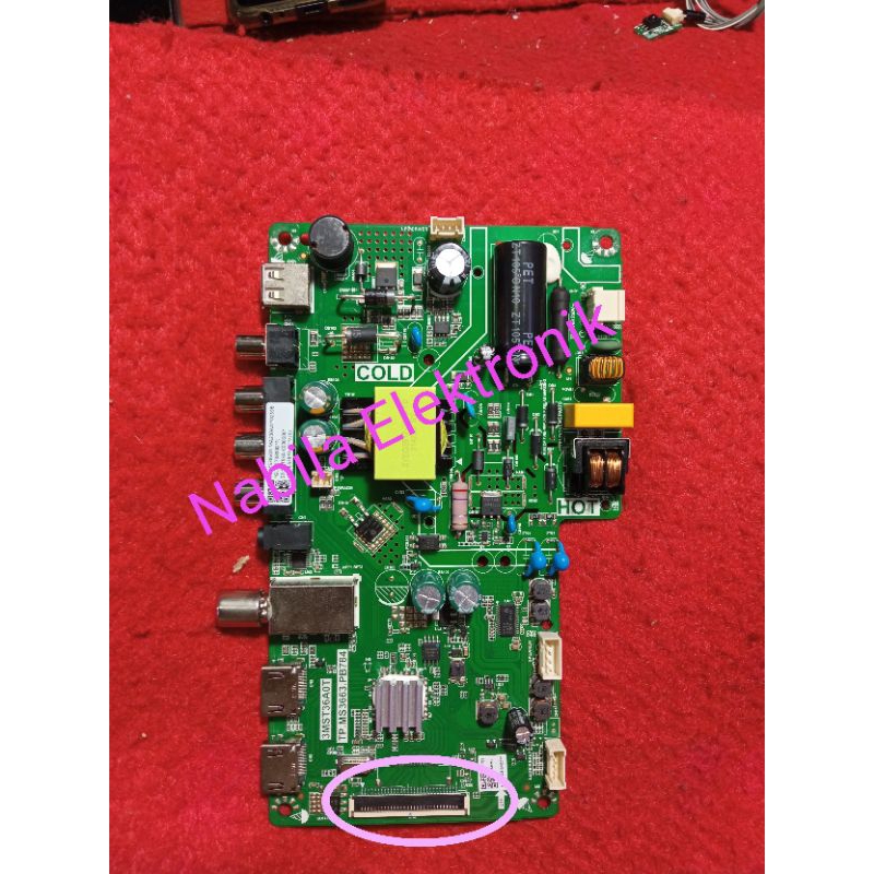 mb tv panasonic TH 32H400G TH32H400G mainboard board motherboard mesin modul panasonic 32h400g