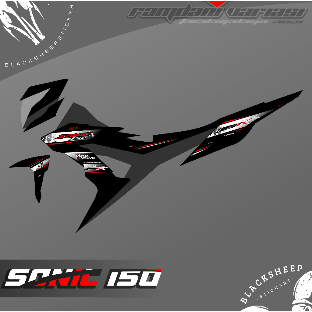 STRIPING HONDA SONIC - STRIPING SONIC 150R - STRIPING SONIC