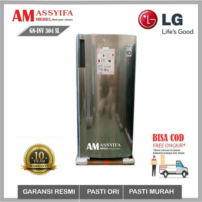 FREEZER LG SMART INVERTER 6 RAK GARANSI RESMI