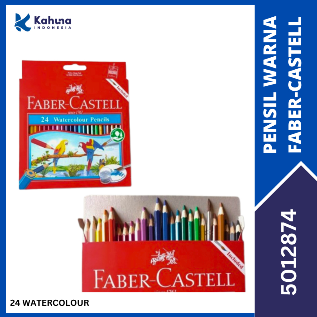 

PENSIL WARNA FABER CASTELL 24 WARNA WATERCOLOUR 114464 [5012874]