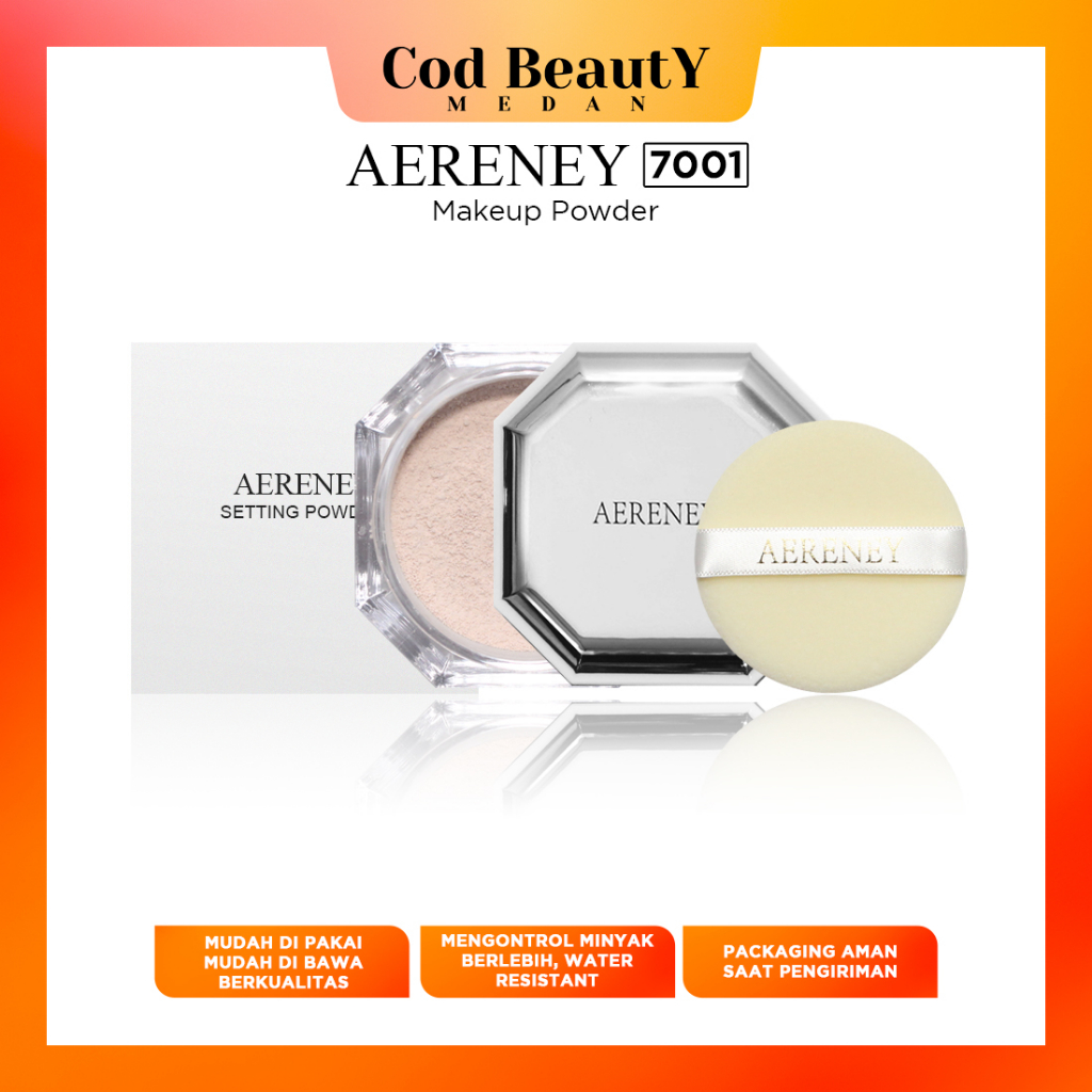 AERENEY SETTING POWDER GREEN TEA EXTRACT BEDAK TABUR 22gr LM 7001