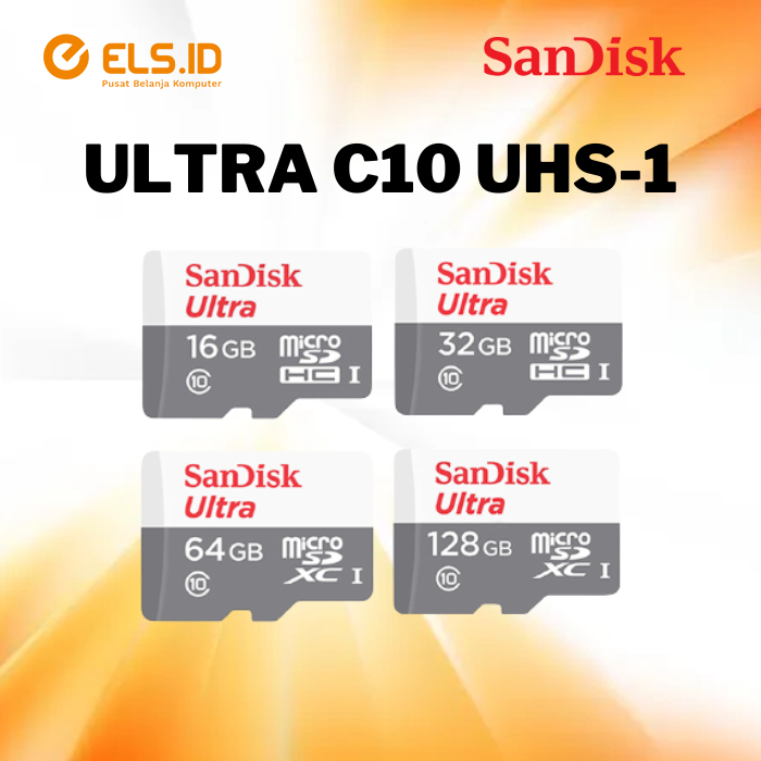SanDisk MicroSD Ultra C10 UHS-1