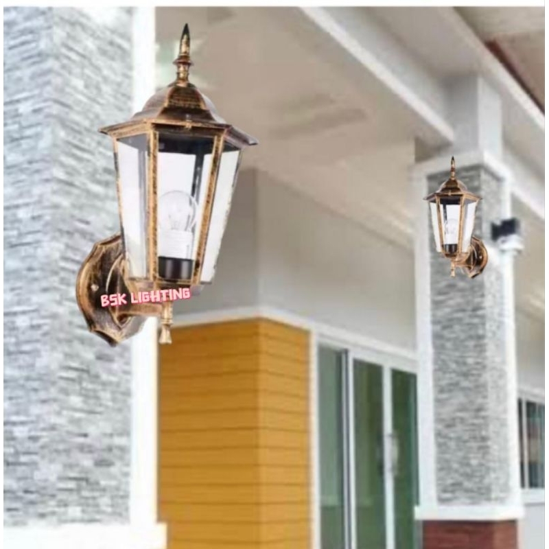 Lampu dinding klasik modern outdoor/lampu hias dinding modern teras