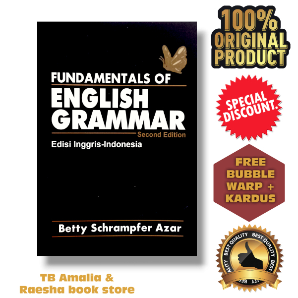 Buku Fundamentals Of English Grammar Second Edition - Edisi Inggris Indonesia - Betty Schrampfer Aza