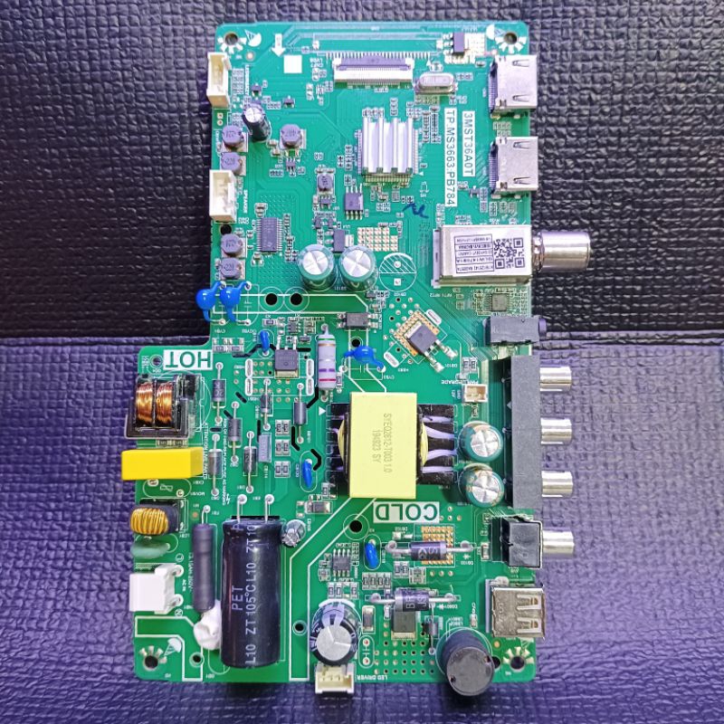 TCL L32D3000B SOKET PANEL KECIL BARU - MB ORI TV LED TCL DIGITAL TV - MAINBOARD - MOTHERBOARD - MENB