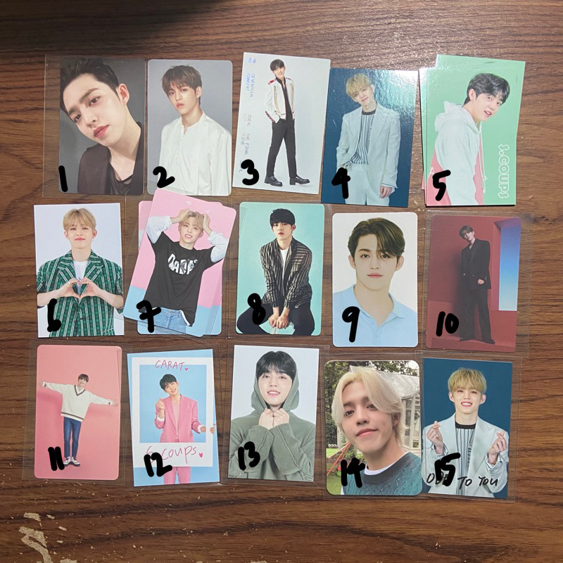 SEVENTEEN SCOUPS Caratland Dicon Ideal Cut Season Greeting Membership Kit PC Photocard