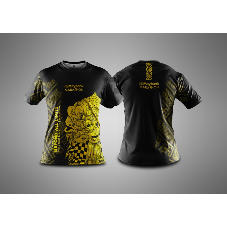 PRATAMA Jersey Maybank Marathon 2023 Jersey Lari Unisex Premium