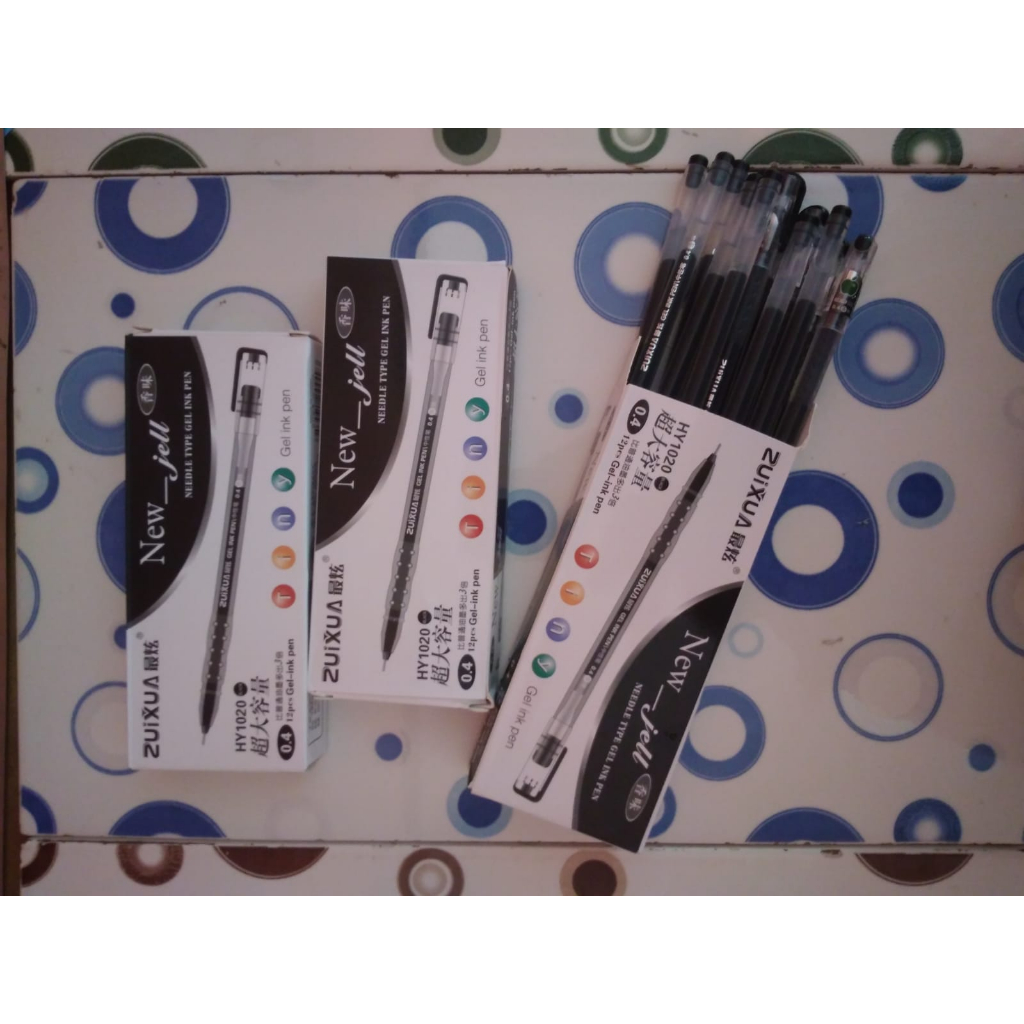 

Bolpoin Gel Zuixua (1 pcs)/ Pulpen / Pena / Pen Gel Hitam / Merah / Biru