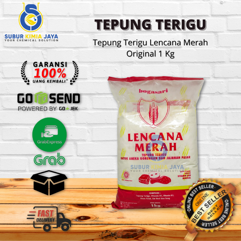 

Tepung Terigu Lencana Merah ECO 1 Kg