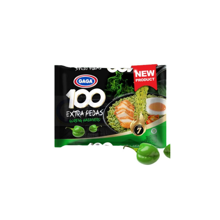 

Gaga 100 Extra Pedas Goreng Habanero 85g