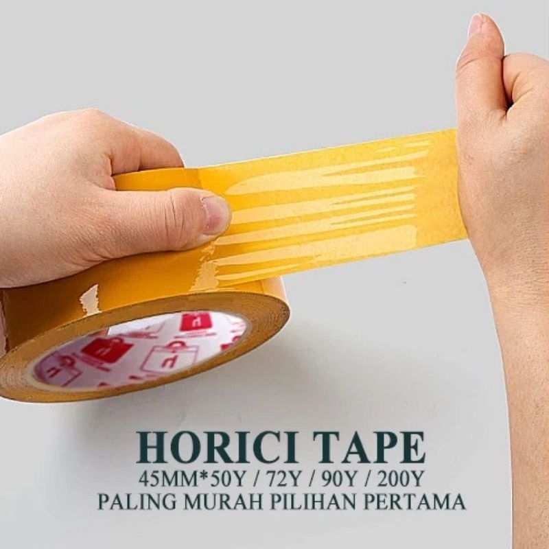 

LAKBAN PACKING MEREK HORICI ASLI MURAH SUPER CLEAR 45mm x 200Y LAKBAN BENING