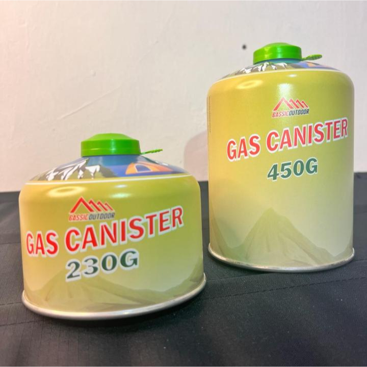 Tabung Canister Bassic Kosongan Isi 230 gram Tabung Gas Canister Kosongan 450 gram