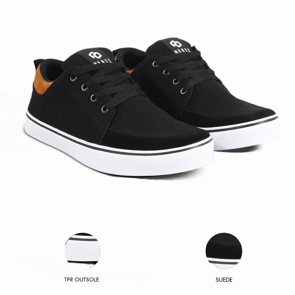 Sepatu Sneaker Pria H 3915 Brand Hertz Shoes Kasual untuk Kuliah Kerja Jalan Trendi Berkualitas - Hi