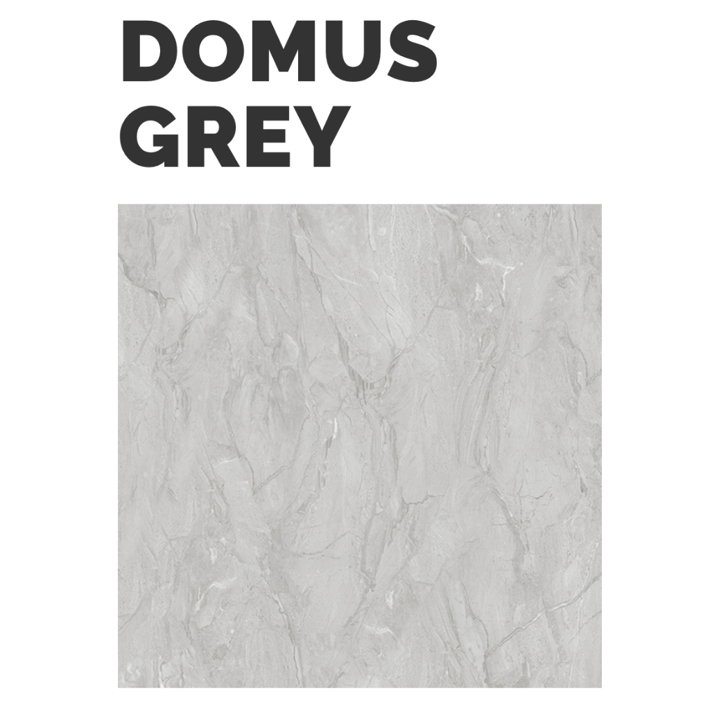 INDOGRESS GRANIT TILE DOMUS GREY 60X60 KW1 GLAZE POLISHED