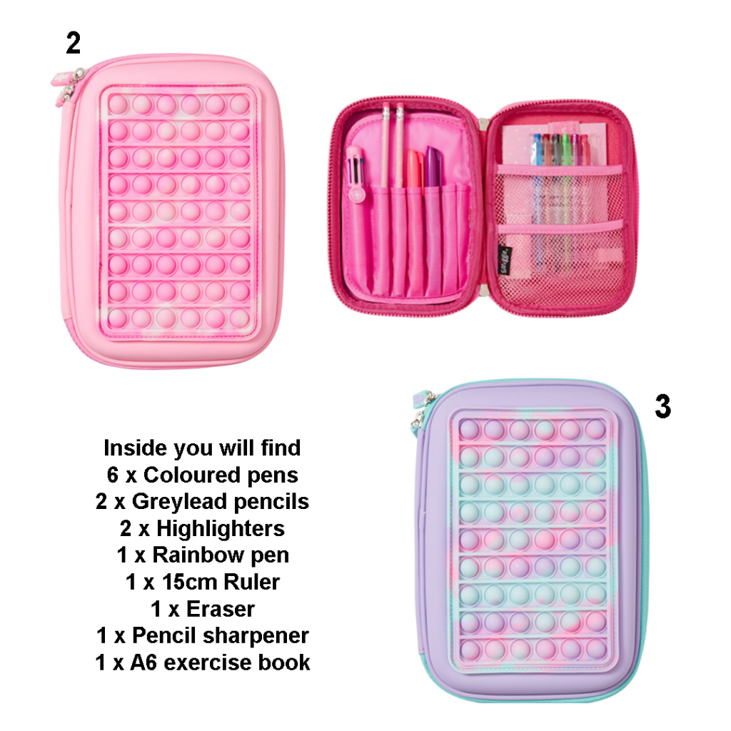 

KOTAK PENSIL SMIGGLE DOUBLE SLETING / 100% ORIGINAL FROM SG