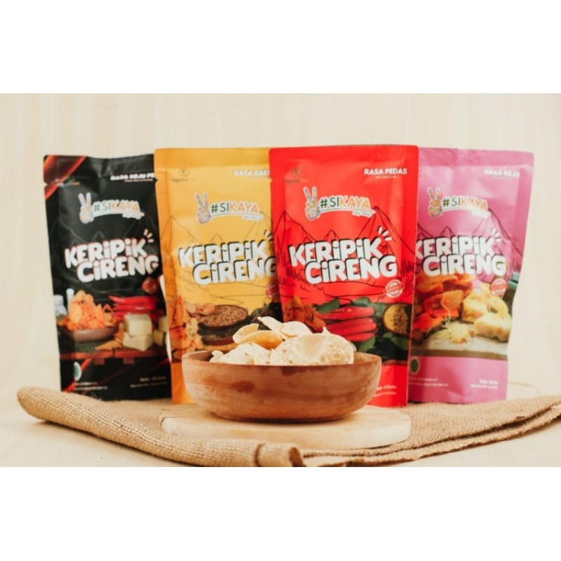 

Snack/Keripik cireng "SiKaya" Spicy/Pedas