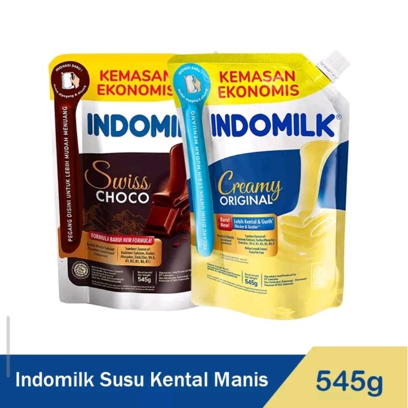 

Indomilk Susu Kental Manis Pouch 545gr