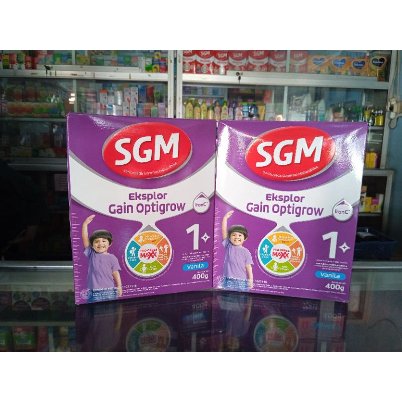 SGM GAIN 1+ OPTIGROW VANILLA 400GR ED SEPT.2025
