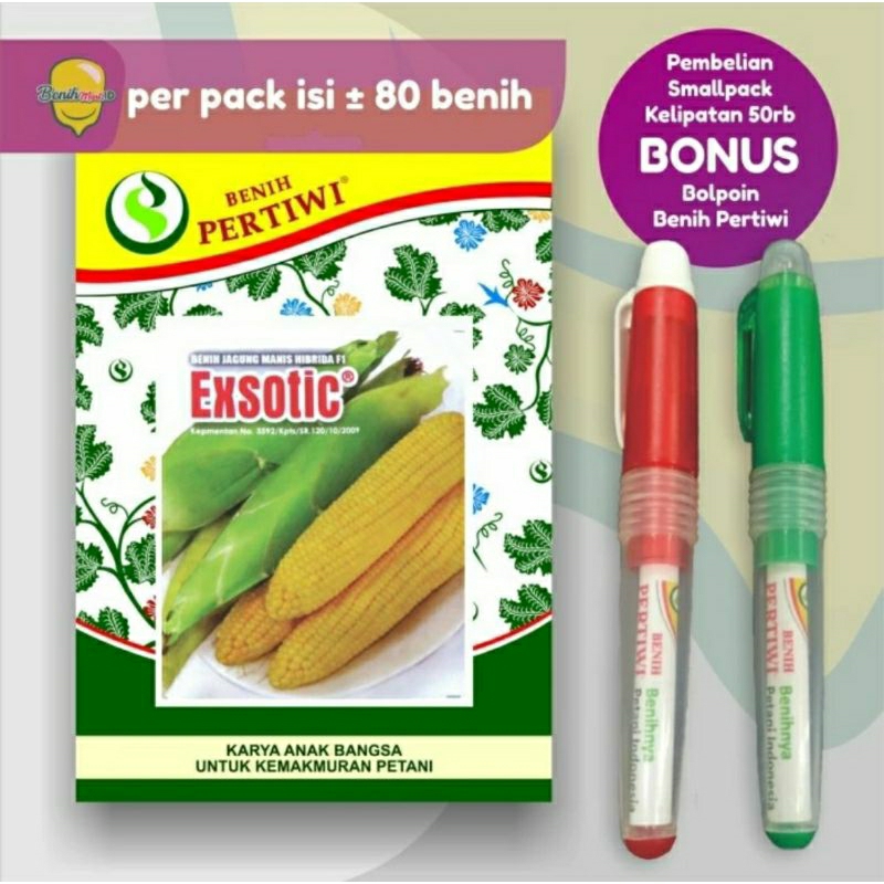 Benih Jagung Manis Hibrida EXOTIC